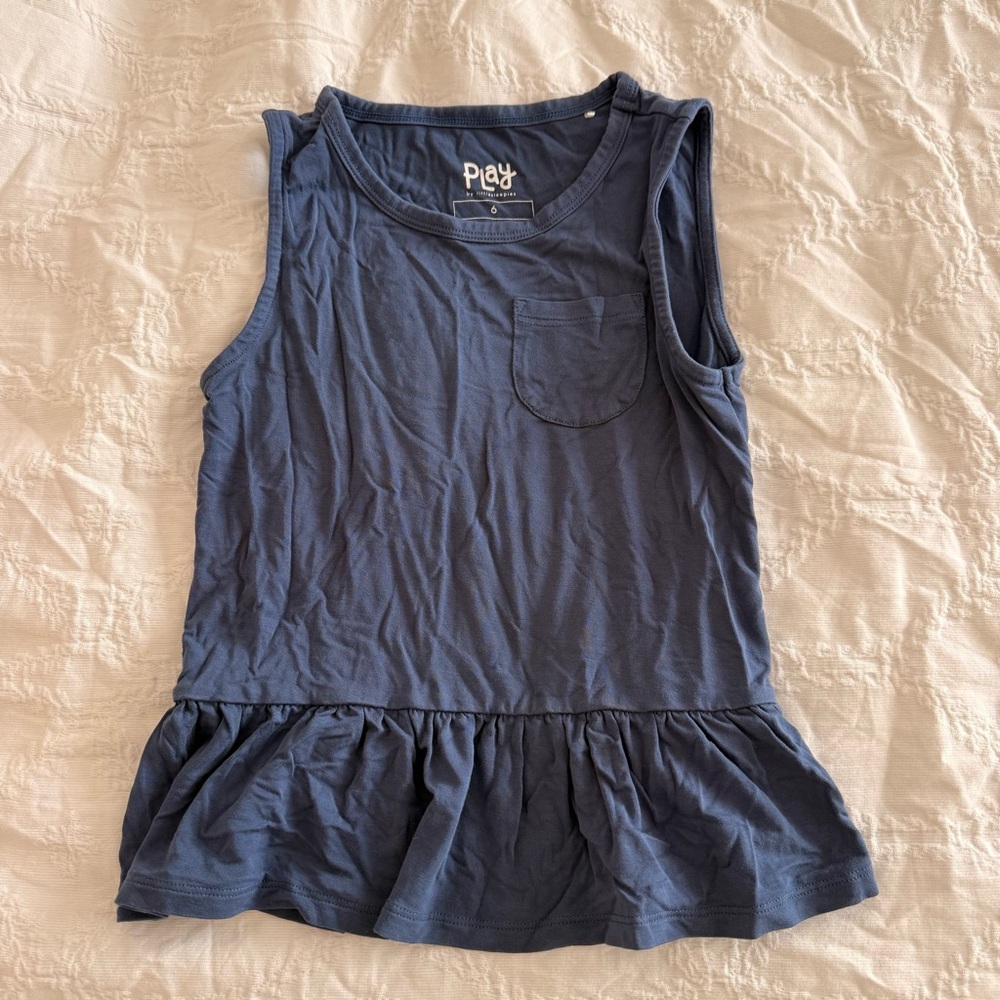 Little Sleepies Charcoal Sleeveless Top
